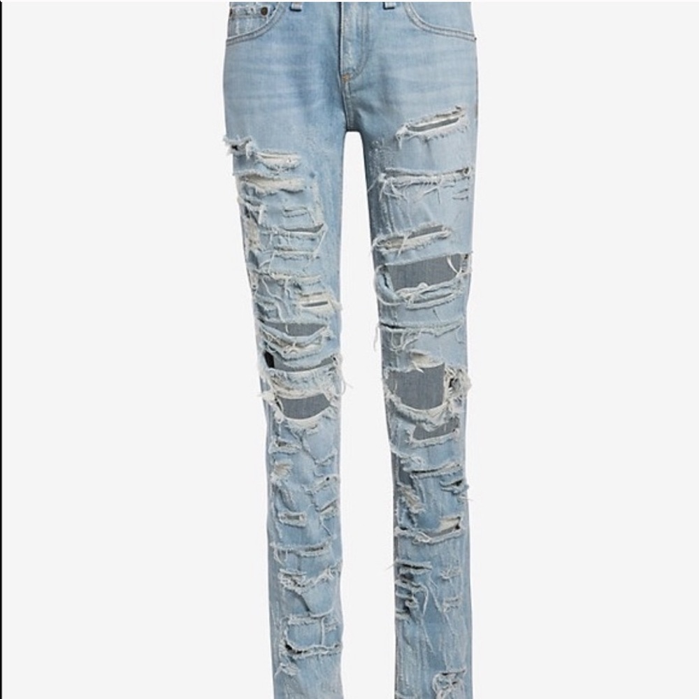 'The Dre' Destructed JeansRAG & BONE/JEAN - Picture 2 of 16